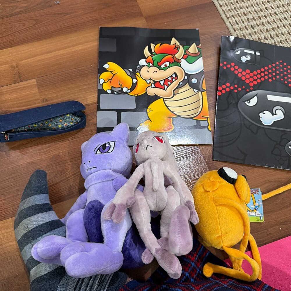 Plush Toys, Nintendo Pencil Case / Zip and Folders